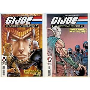 G.I. Joe America's Elite #19 20 Emperor's New Clothes Part 1 2 Set DDP Comics‎
